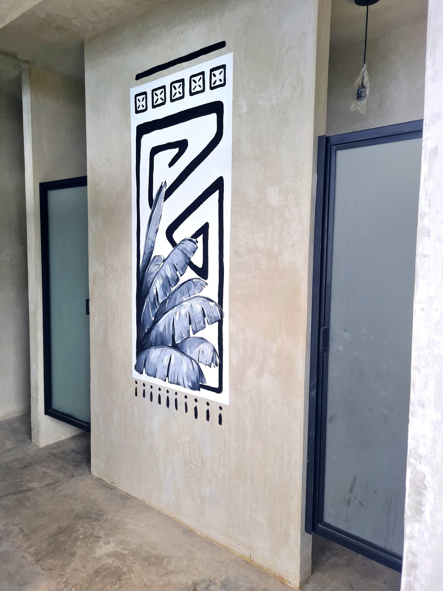 Amate Atitlán, Lake Atitlán, Spa murals, 2025. A project by Maayan Kalo.