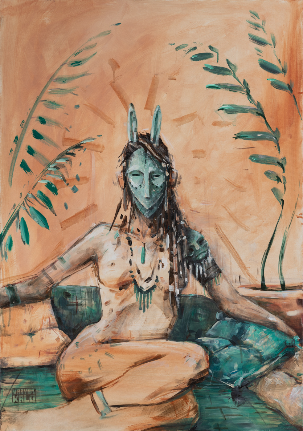 The Empress, an original painting by Maayan Kalo